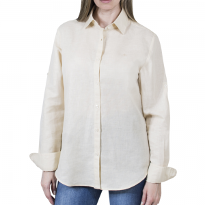 CAMISA MANGA LARGA DAMA LINO - KAKI